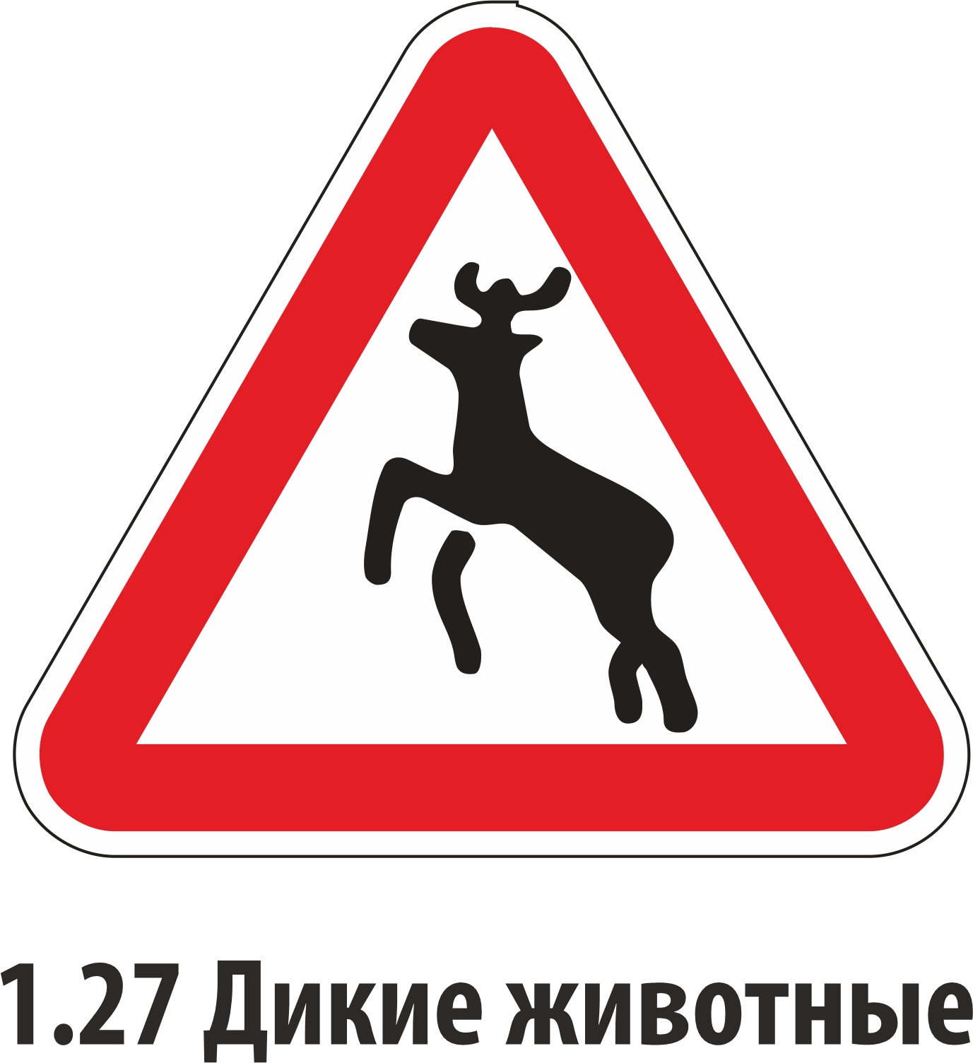 Дорожный знак предупреждающий 1.27
